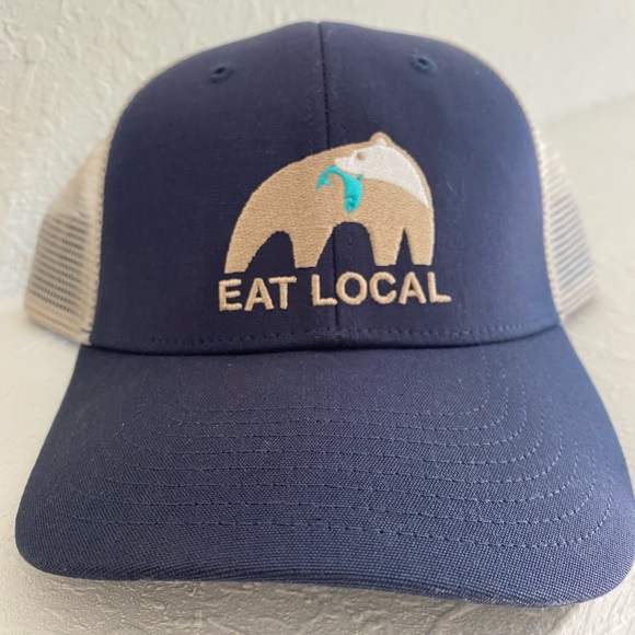 Patagonia Eat Local Rare Trucker Cap Snapback - Picture 1 of 3